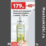 Магазин:Виктория,Скидка:Пенка для умывания
Хималайя Хербалс
с нимом, 1150 мл