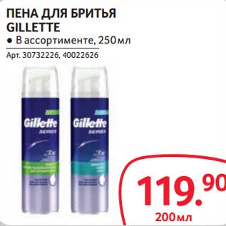 Акция - Пена для бритья Gillette