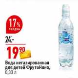 Магазин:Окей супермаркет,Скидка:Вода негазированная для детей ФрутоНяня 