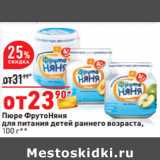 Магазин:Окей,Скидка:Пюре ФрутоНяня
для питания детей раннего возраста,