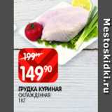 Магазин:Spar,Скидка:Грудка куриная охл.