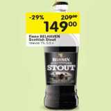 Магазин:Перекрёсток,Скидка:Пиво Belhaven Scottich Stout