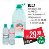 Spar Акции - Вода минеральная "Архиз"