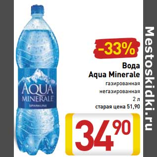 Акция - Вода Aqua Minerale