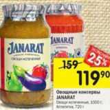 Магазин:Перекрёсток,Скидка:Овощные консервы JANARAT 