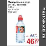 Метро Акции - Вода Vittel