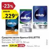 Магазин:Карусель,Скидка:Средства после бритья Gillette