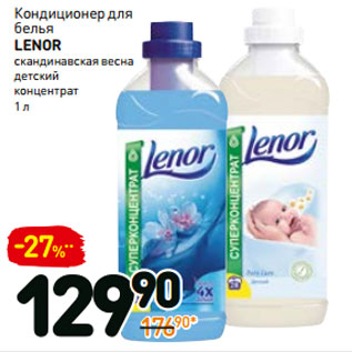 Акция - Кондиционер для белья LENOR