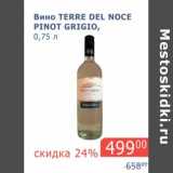 Мой магазин Акции - Вино Terre Del Noce Pinot Grigio 