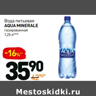 Акция - Вода питьевая Aqua Minerale