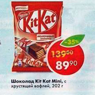 Акция - Шоколад Kit Kat Mini