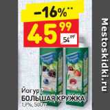 Дикси Акции - Йогурт
БОЛЬШАЯ КРУЖКА
1,9%