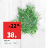 Магазин:Виктория,Скидка:Укроп
свежий, 100 г