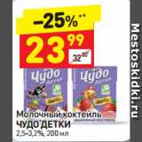 Дикси Акции - Молочный коктейль
ЧУДО ДЕТКИ
2,5-3,2%