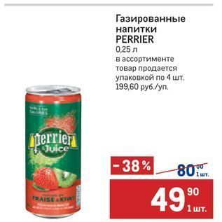 Акция - Газированные напитки PERRIER