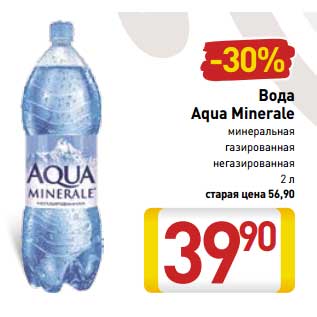 Акция - Вода Aqua Minerale