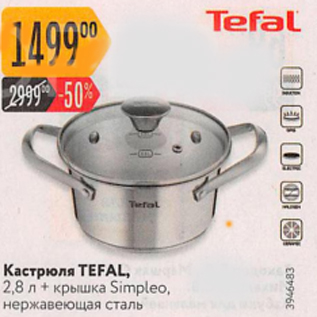 Акция - Кастрюля TEFAL