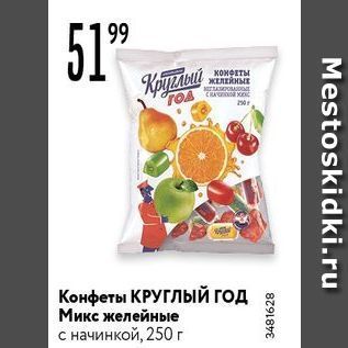 Акция - Конфеты КРУГлый год