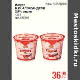 Магазин:Метро,Скидка:Йогурт
Б.Ю. АЛЕКСАНДРОВ
2,5% вишня