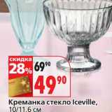 Магазин:Окей,Скидка:Креманка стекло Iceville, 10/11,6 см