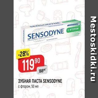 Акция - ЗУБНАЯ ПАСТА SENSODYNE