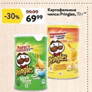 Акция - Картофельные чипсы Pringles