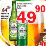 Магазин:Авоська,Скидка:Пиво «Heineken»