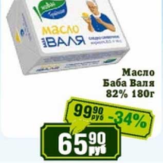 Акция - Масло Баба Валя 82%