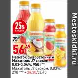 Магазин:Окей супермаркет,Скидка:Напиток сывороточный
Мажитэль J7 с соком,
0,03-0,04%