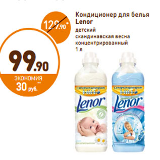 Акция - Кондиционер для белья Lenor