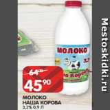 Магазин:Spar,Скидка:МОЛОКО
НАША КОРОВА
3,2% 0,9 Л