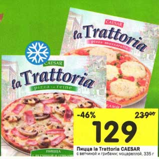 Акция - Пицца La Trattoria Cesar