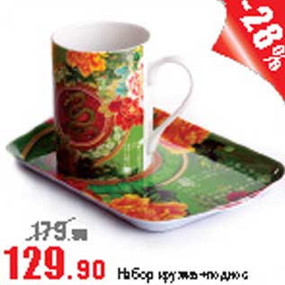 Акция - Набор кружка+поднос