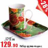 Виктория Акции - Набор кружка+поднос