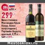 Магазин:Окей,Скидка:Вино Массандра