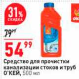 Магазин:Окей,Скидка:Средство для стоков и труб Окей