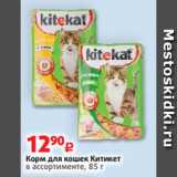Магазин:Виктория,Скидка:Корм для кошек Китикет
в ассортименте, 85 г
