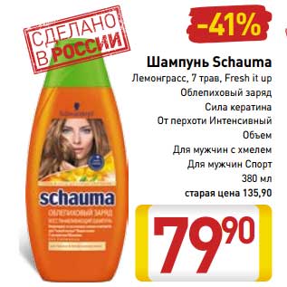 Акция - Шампунь Schauma