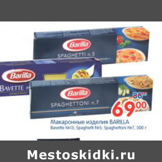 Акция - МАКАРОННЫЕ ИЗДЕЛИЯ BARILLA