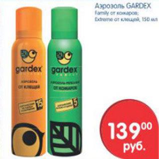Акция - АЭРОЗОЛЬ GARDEX