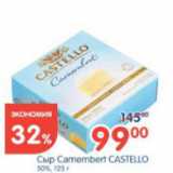Магазин:Перекрёсток,Скидка:СЫР CAMEMBERT CASTELLO