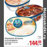 Магазин:Метро,Скидка:Мороженое 48 Копеек

450Г-460Г