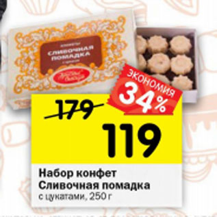 Акция - Набор конфет Сливочная помадка с цукатами