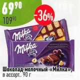Алми Акции - Шоколад молочный "Милка"