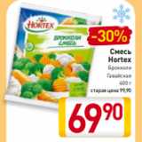 Магазин:Билла,Скидка:Смесь
Hortex
Брокколи
Гавайская
400 г