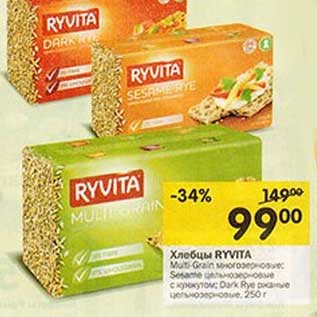 Акция - Хлебцы Ryvita