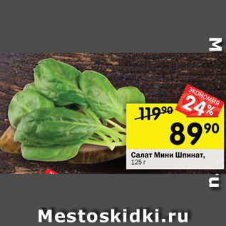 Акция - Салат Мини Шпинат