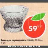 Магазин:Пятёрочка,Скидка:Ваза для сервировки стола 84 мм