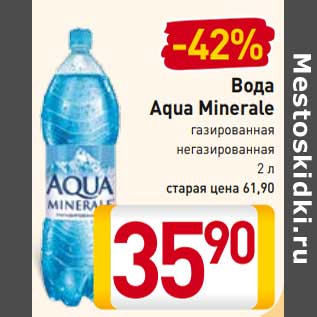 Акция - Вода Aqua Minerale