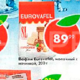Акция - Вафли Eurovafel